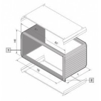 3983120, RITTAL Vario Module ЭМС 4ЕВ/84ЕШ/310.4мм, 1 шт.