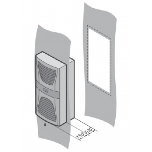 3305542, RITTAL SK RITTAL TOP THERM WANDG 