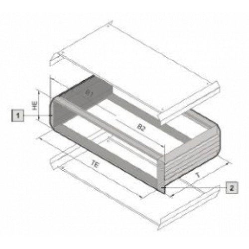 3983300, RITTAL Vario Module ЭМС 2ЕВ/63ЕШ/310.4мм, 1 шт.